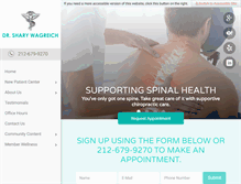 Tablet Screenshot of eastmidtownnycchiropractor.com